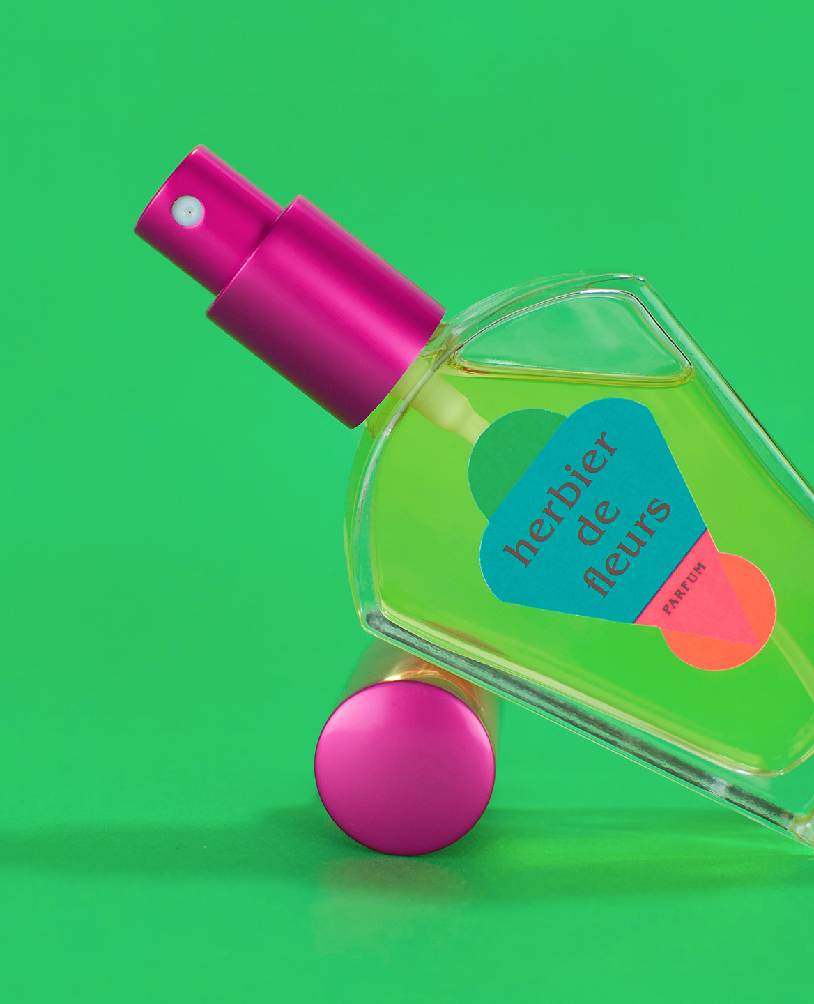 Gros plan du parfum Herbier de fleurs